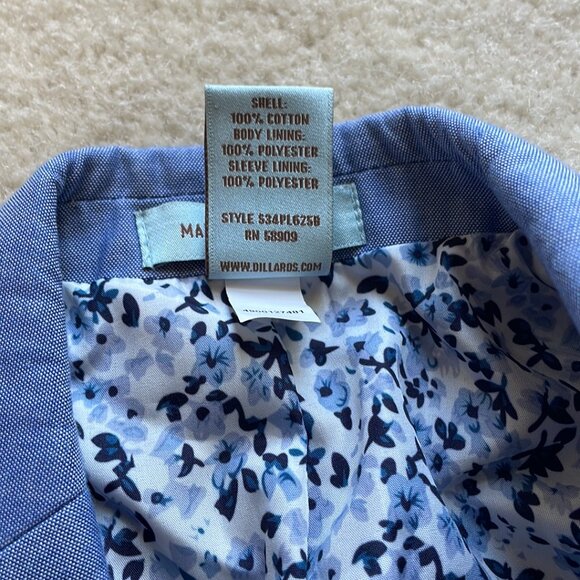 Class Club 2 piece light blue suit - jacket coat & pants Boys Size 8 - Picture 7 of 16